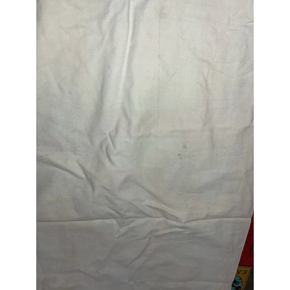 Curtain Drapery One Panel Red Whaling New England Nautical 80x24 60s 70s Vintage